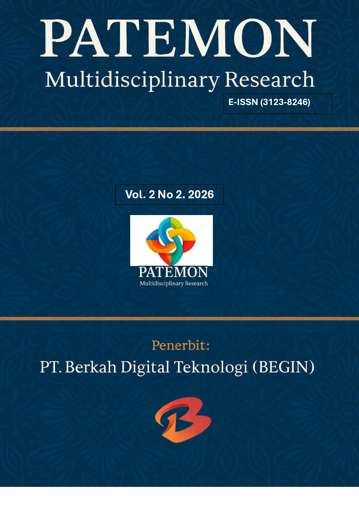 					View Vol. 2 No. 2 (2026): PATEMON: Multidisciplinary Research
				