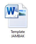 TEMPLATE JAMBAK